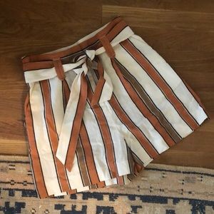 Sezane striped shorts